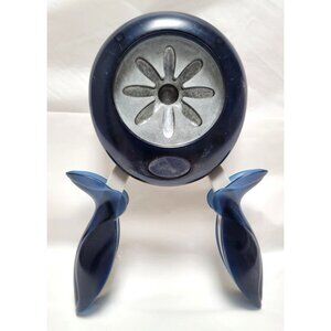 Fiskars Blue Handheld Flower Floral Squeeze Paper Punch Crafting Scrapbooking